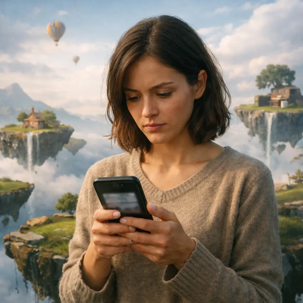 The psychology behind feeling bothered after a text message in a whimsical floating island world mindcovez.com